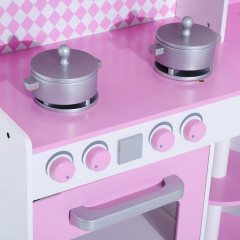 Dětská dřevěná kuchyňka s okénkem | růžová č.2