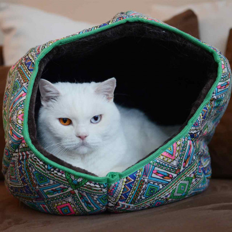 Tunel pro kočky Cosmo 42 x 42 x 37 cm č.5