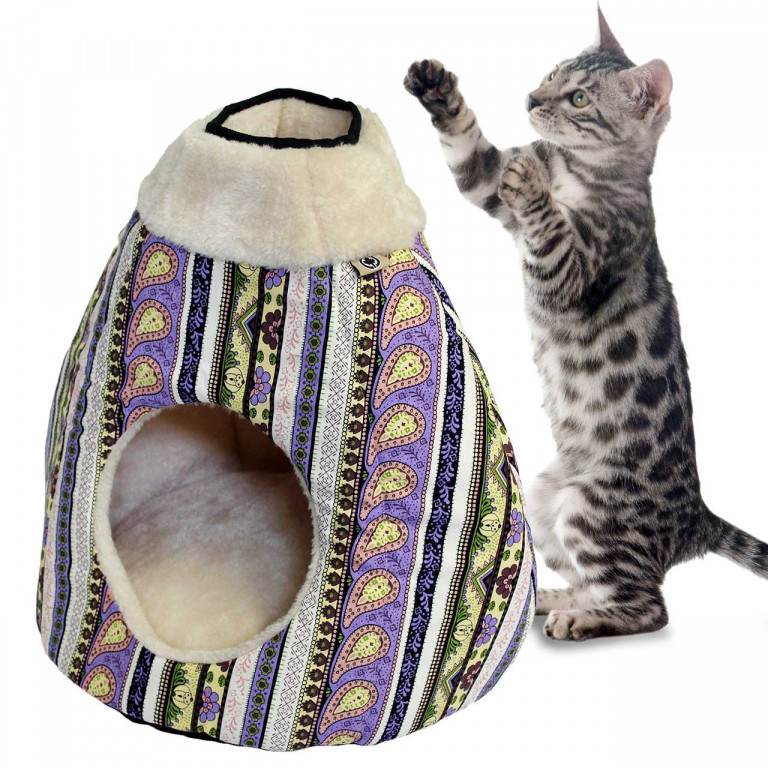 Pelíšek pro kočky Luna 40 x 35 x 40 cm