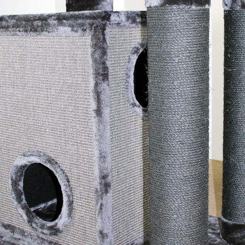 Luxusní škrabadlo pro kočky Toronto 3 XXL | tmavě šedé č.3