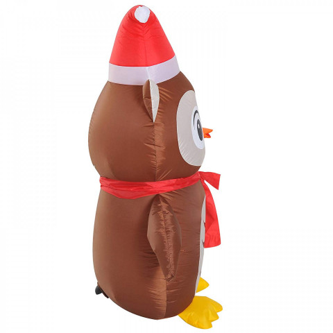 Nafukovací sova s LED osvětlením 120 cm č.3