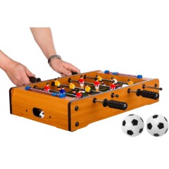 Mini stolní fotbal fotbálek 51x31x8 cm | světlý č.1