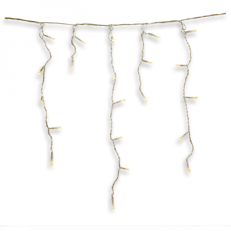 Vánoční LED řetěz déšť 5 m | teplá bílá 200 LED