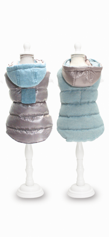 Psí obleček Croci Twosides Grey | šedá