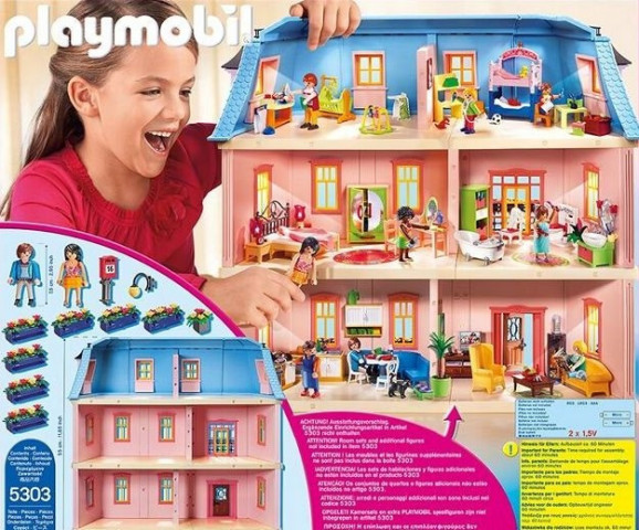 Playmobil 5303 Romantický dům pro panenky č.5