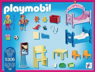 Playmobil 5306 Barevný dětský pokoj č.3