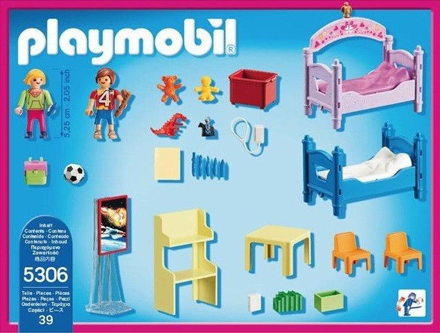 Playmobil 5306 Barevný dětský pokoj č.3