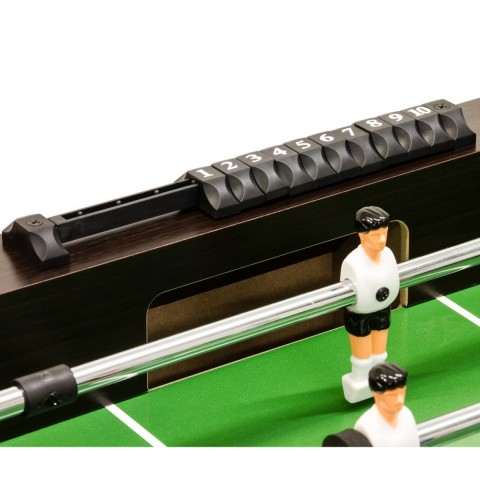 Stolní fotbal fotbálek rozkládací Belfast 121x101x79cm | tmavě hnědý č.4