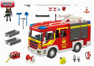 Playmobil 5363 Hasičské auto s vodním dělem č.3