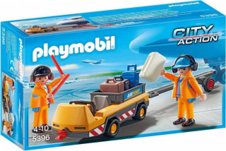 Playmobil 5396 Pushback - vozík s dispečery letového provozu č.1