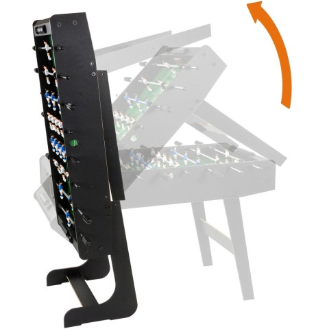 Stolní fotbal fotbálek rozkládací Belfast 121x101x79cm | černý č.3