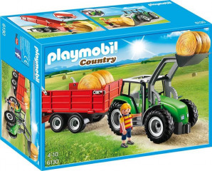 Playmobil 6130 Traktor s přívěsem č.1