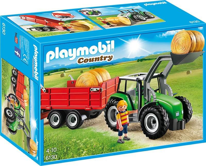 Playmobil 6130 Traktor s přívěsem