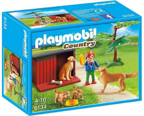 Playmobil 6134 Zlatý retrívr se štěňaty č.1