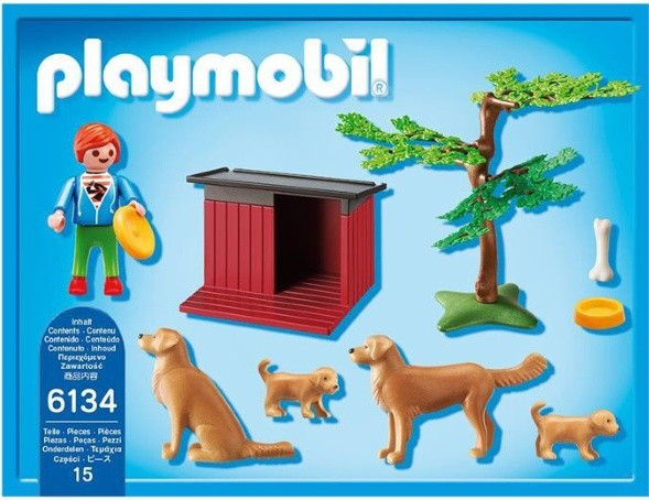 Playmobil 6134 Zlatý retrívr se štěňaty č.3