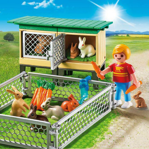 Playmobil 6140 Králíkárna s výběhem č.2