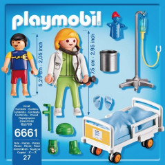 Playmobil 6661 Dětská lékařka s pacientem č.3