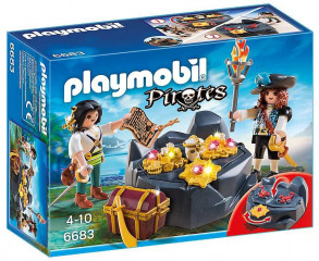 Playmobil 6683 Pirátská skrýš s pokladem č.1