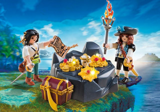 Playmobil 6683 Pirátská skrýš s pokladem č.2