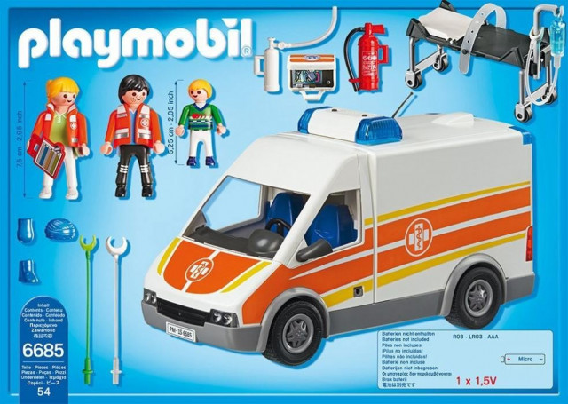 Playmobil 6685 Sanitka s majákem a sirénou č.4