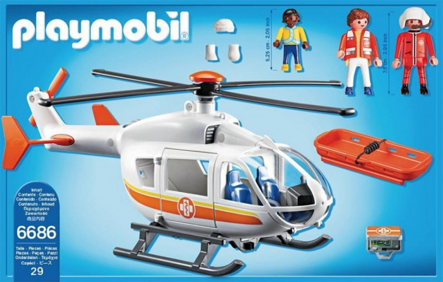 Playmobil 6686 Záchranný vrtulník č.4