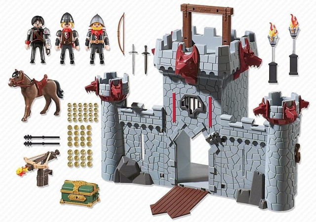 Playmobil 6697 Přenosný hrad Černého barona č.4