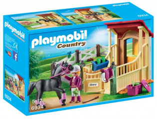 Playmobil 6934 Box pro arabského koně Ebony