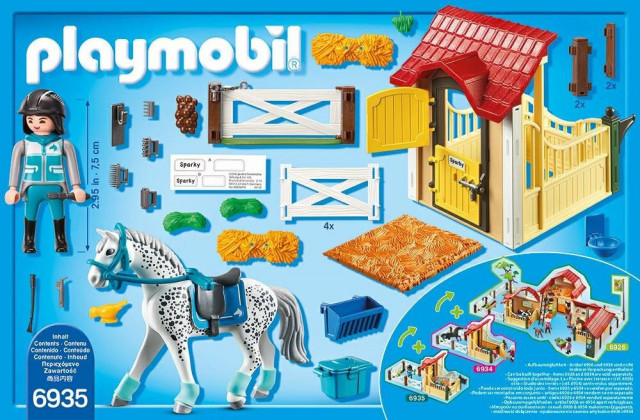 Playmobil 6935 Box pro Apaloosa koně Sparky č.5