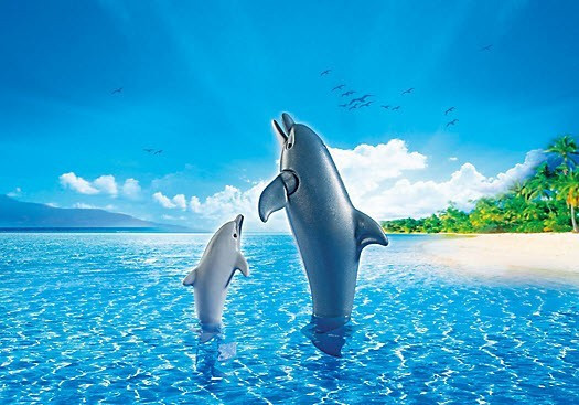 Playmobil 6981 Sportovní člun s potápěčem a delfíny č.4