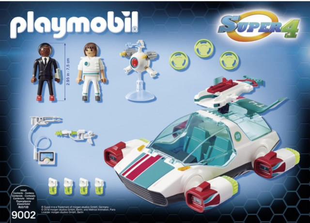 Playmobil 9002 FulguriX s agentem Genem č.4