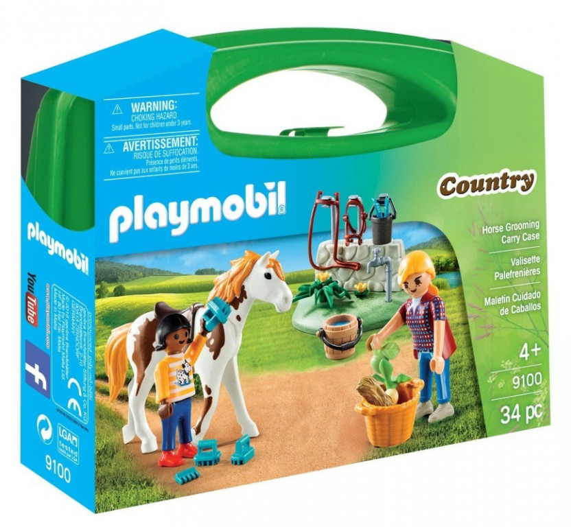 Playmobil 9100 Přenosný kufřík Péče o koně