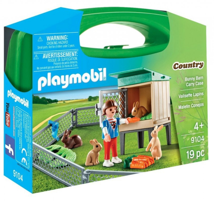 Playmobil 9104 Přenosný kufřík Králíkárna