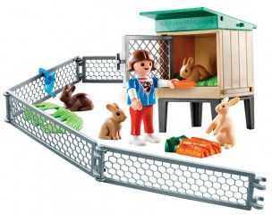 Playmobil 9104 Přenosný kufřík Králíkárna č.3