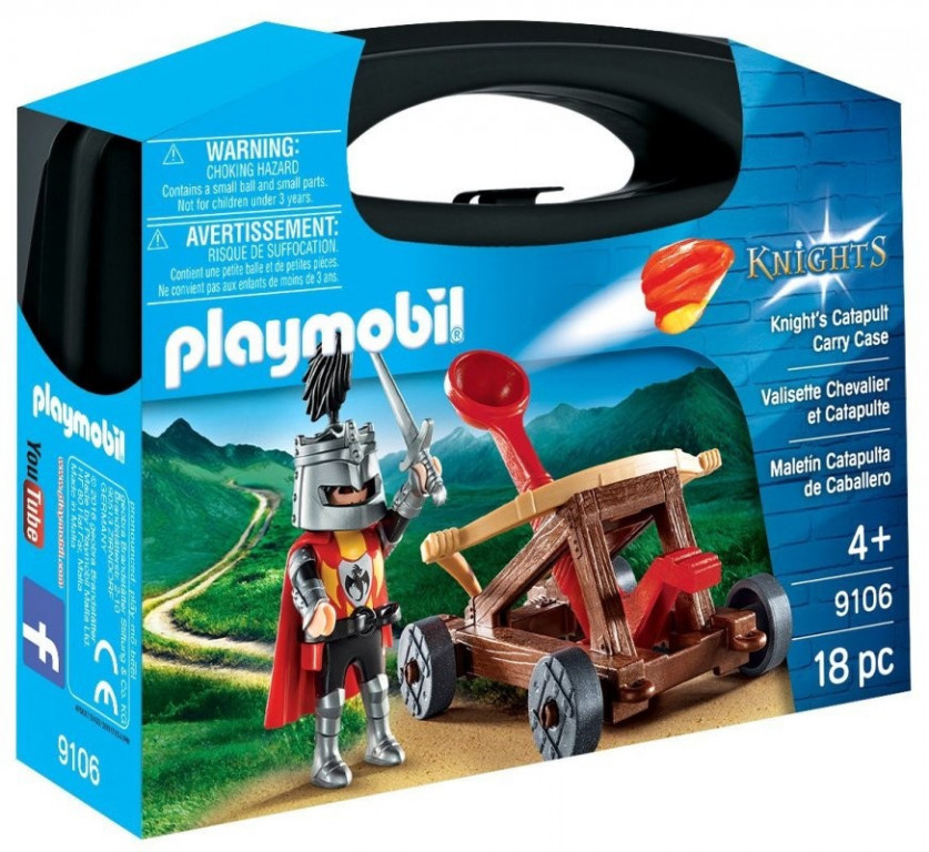 Playmobil 9106 Přenosný kufřík Rytíř s katapultem
