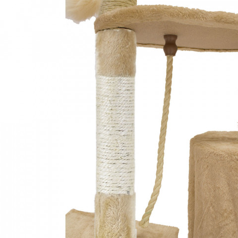 Škrabadlo pro kočky 113x75x40 cm | béžové č.6