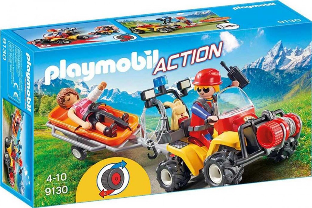 Playmobil 9130 Horská záchraná čtyřkolka