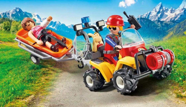 Playmobil 9130 Horská záchraná čtyřkolka č.2