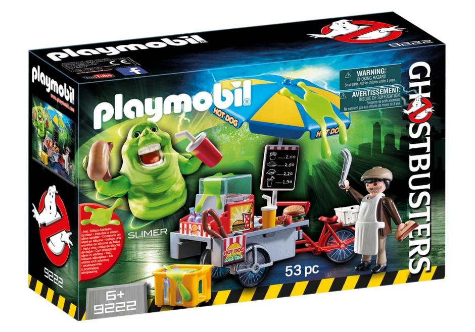Playmobil 9222 Ghostbusters Slimer u stánku s hotdogy