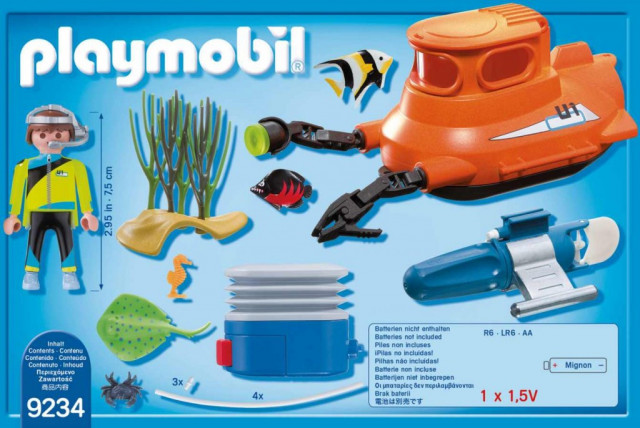 Playmobil 9234 Ponorka s podvoním motorem č.5