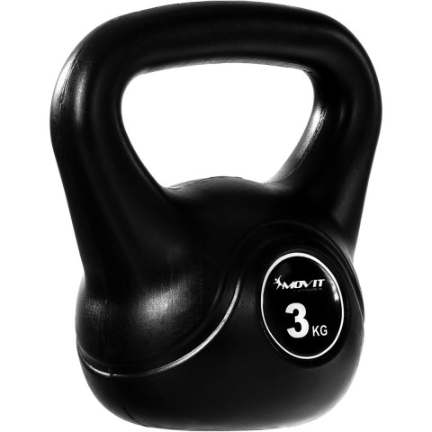 Kettlebell činka MOVIT 3 kg | černá č.2