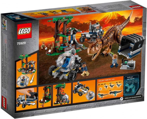 LEGO Jurassic World 75929 Útěk Carnotaura z Gyrosféry č.5