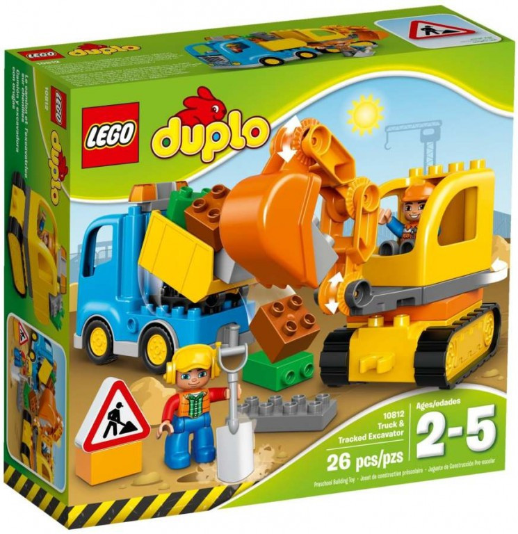 LEGO Duplo 10812 Pásový bagr a náklaďák