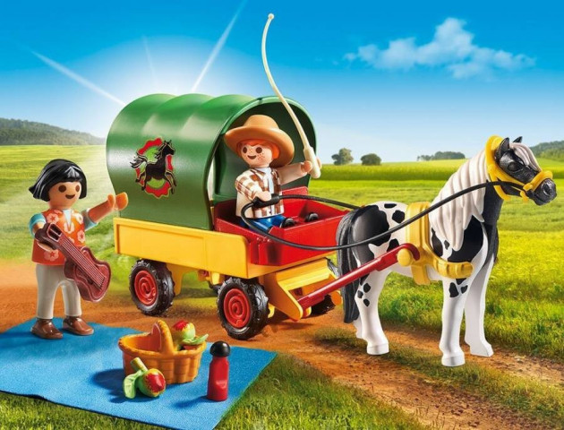 Playmobil 6948 Výlet s poníkem a vozem č.2