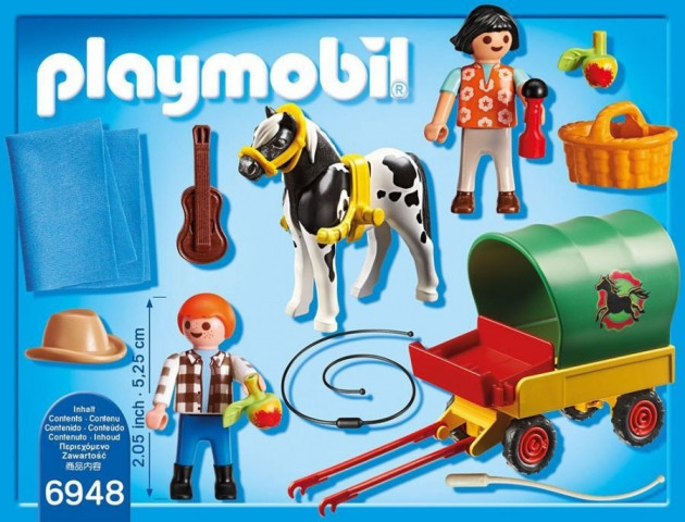 Playmobil 6948 Výlet s poníkem a vozem č.3