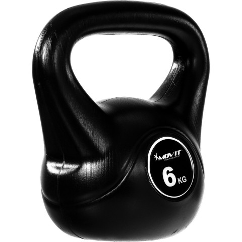 Kettlebell činka MOVIT 6 kg | černá č.2