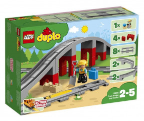 LEGO Duplo 10872 Doplňky k vláčku – most a koleje č.1