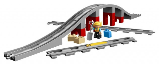 LEGO Duplo 10872 Doplňky k vláčku – most a koleje č.2