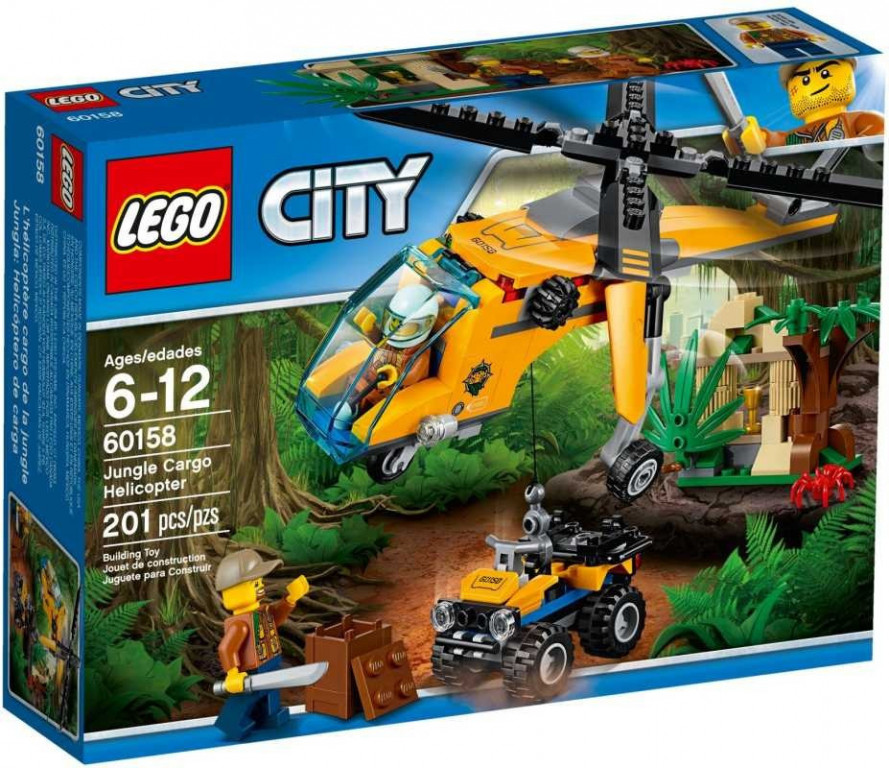 LEGO City 60158 Nákladní helikoptéra do džungle