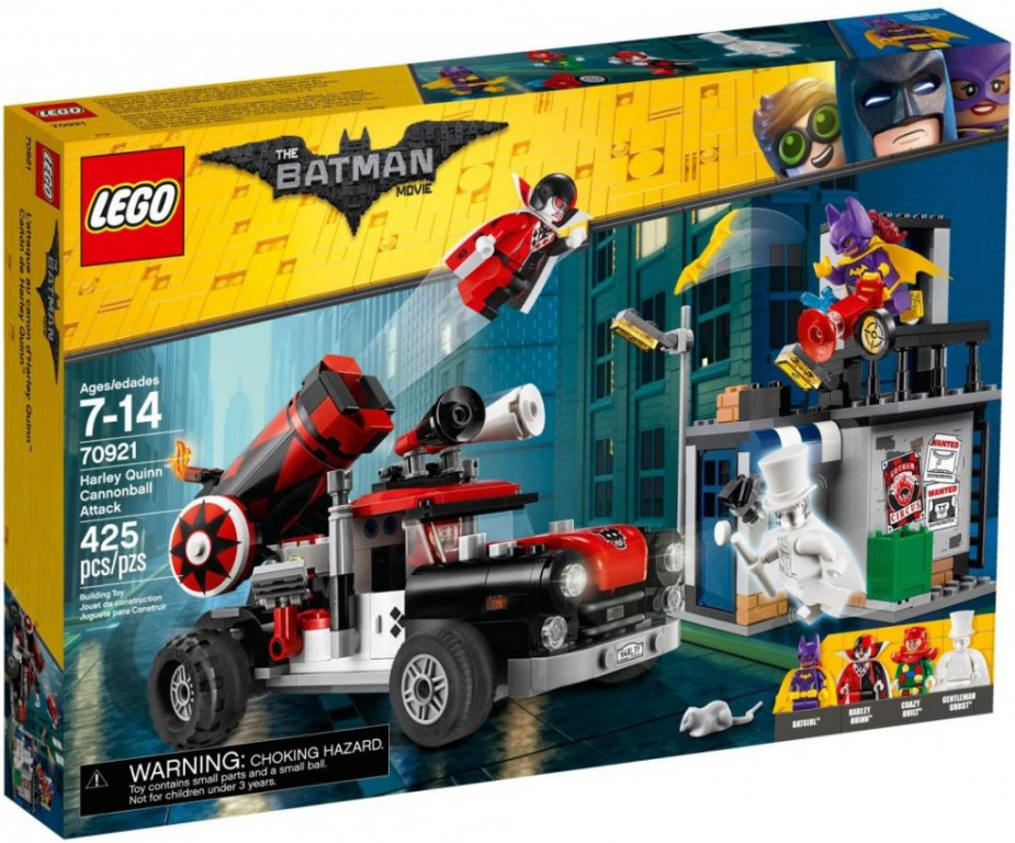 LEGO Batman Movie 70921 Harley Quinn™ a útok dělovou koulí
