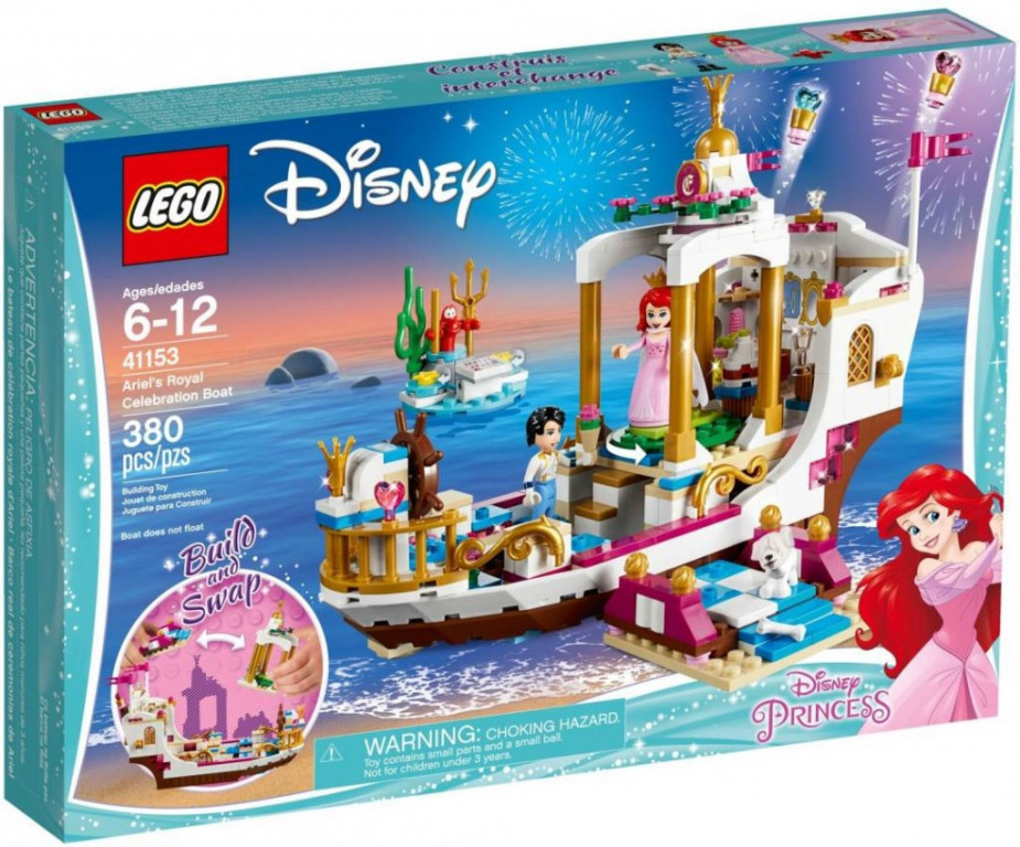 LEGO Disney 41153 Arielin královský člun na oslavy